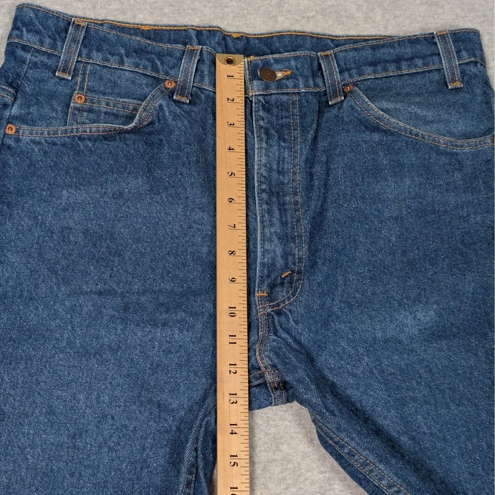 Vintage Levi's 517 Orange Tab Jean Mens 38x31 High Rise Straight Leg USA 90's